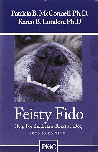 picture of Feisty Fido book by Patricia McConnell with ideas for leash-reactive dogs