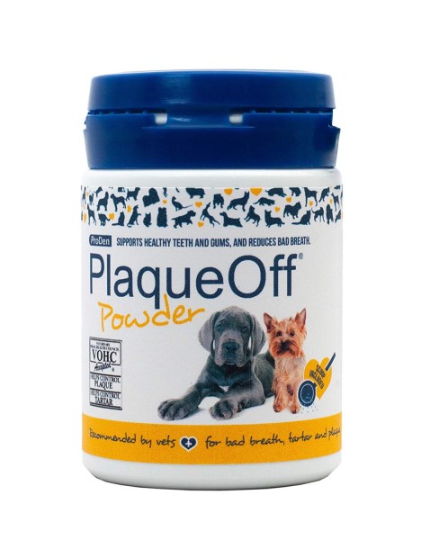 Proden Plaque Off dog teeth cleaner is another way to clean dog's teeth naturally