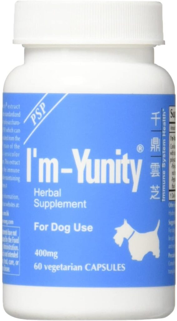 I'm Yunity herbal immune booster for dogs