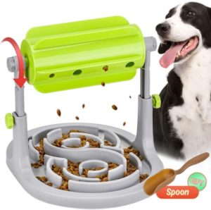 interactive dog food spinning toy enrichment toys for dogs