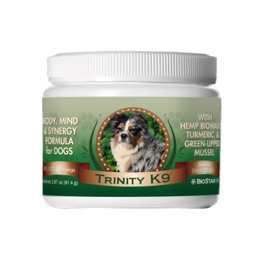 Biostar Trinity joint support product for arthritis in dogs