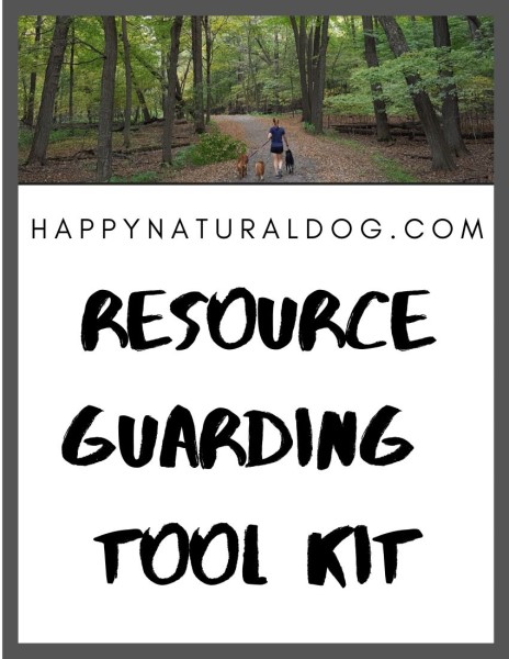Dog resource guarding tool kit