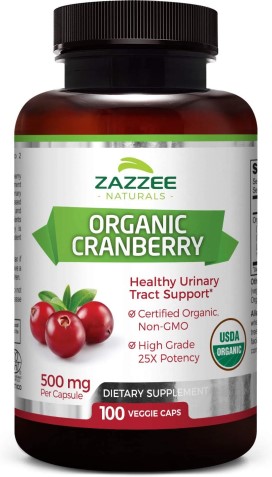 cranberry extract pill bottle for dog  UTI treatment 