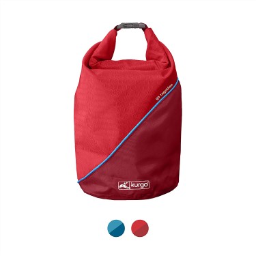 Red Kurgo dog kibble carrier