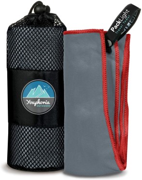 microfiber towel and storage sack