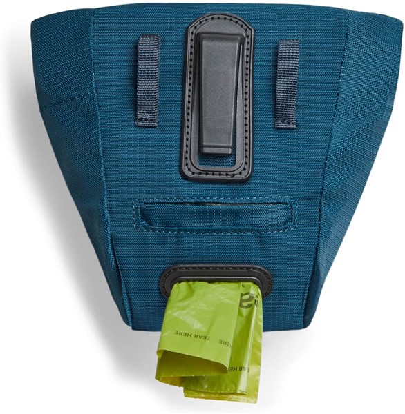 Ruffwear pack out bag for hiking and camping with dogs back view