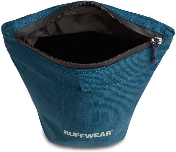 Ruffwear pack out bag for hiking and camping with dogs open view