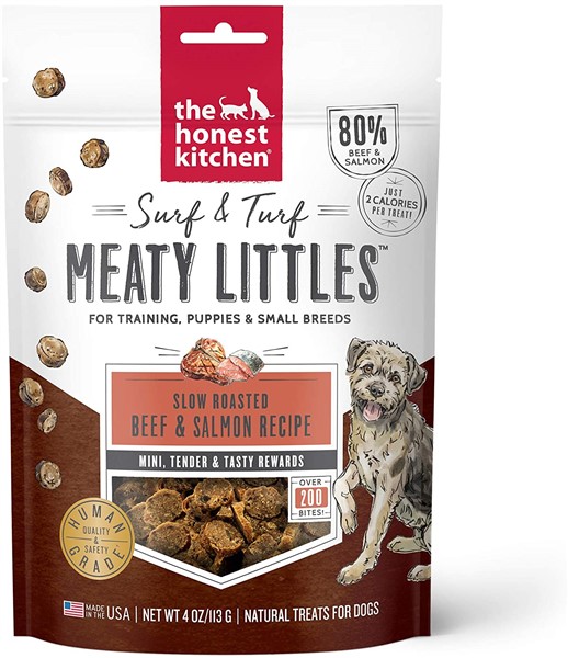 honest kitchen beef & salmon healthy dog treats