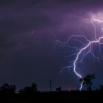 scary looking thundertsorm thatproduces dog thunderstorm anxiety