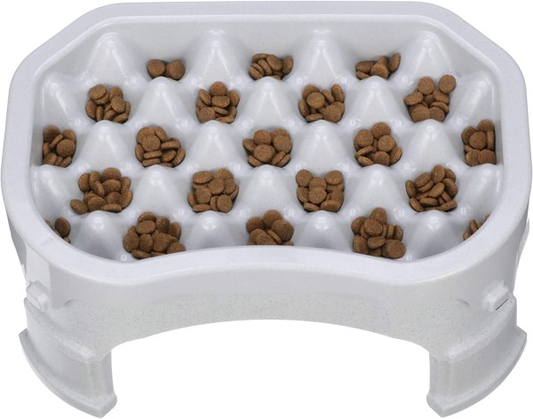 raised slow feeder toy for dogs