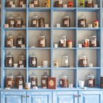Shelves full of natural ways to deworm a dog