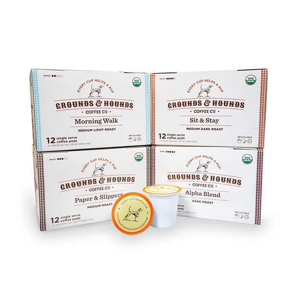 Grounds and Hounds coffee keurig cups gifts for dog lovers