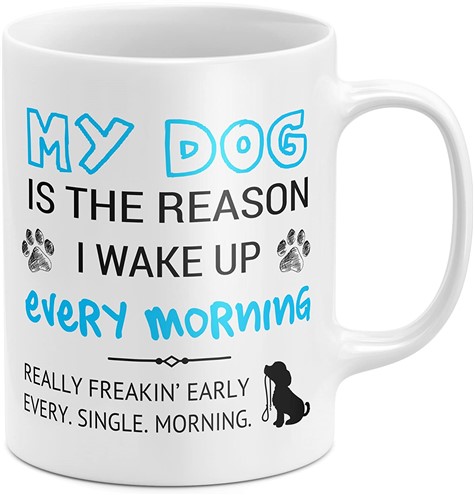 Funny coffee mug gift for dog lovers