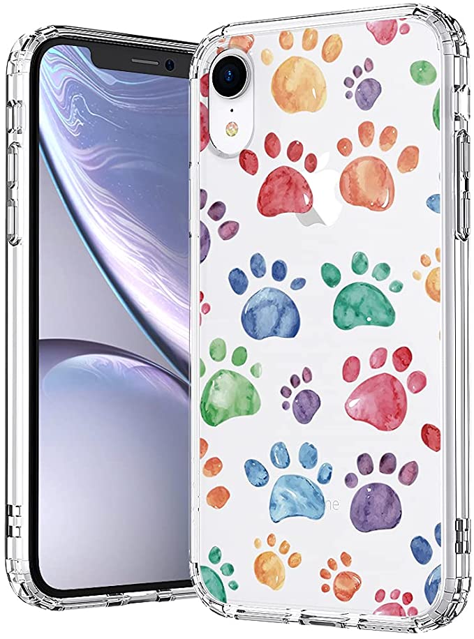 dog paw print phone case gift for dog lovers