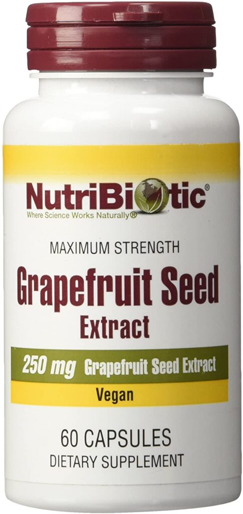 nutribiotic grapefruit seed extract capsules for giardia in dogs