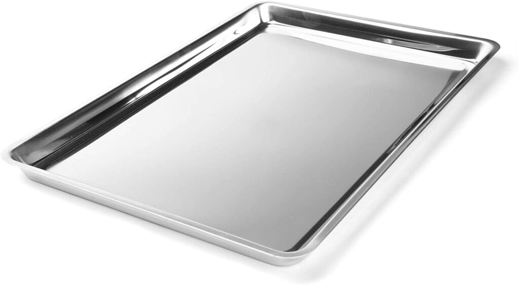 stainless steel jelly roll pan for pumpkin dog treats