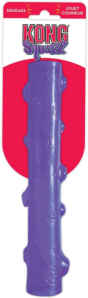Kong Squeezz Stick Semi Indestructible Dog Toy