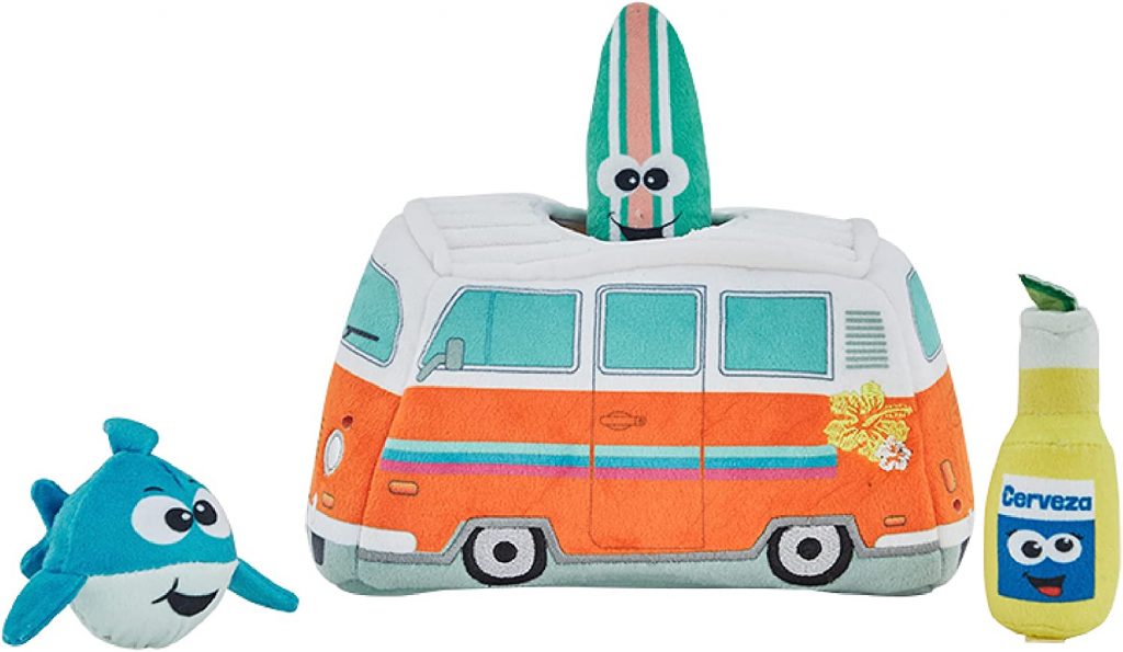 Outward Hound Hide And Seek Beach Van interactive dog toy