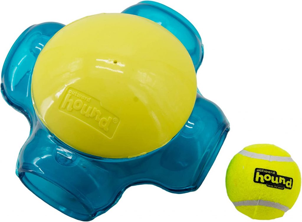 Outward Hound Tennis Maze Craze best toy for dogs